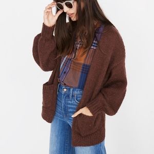 Madewell Balloon-sleeve Cardigan Sweater (M)